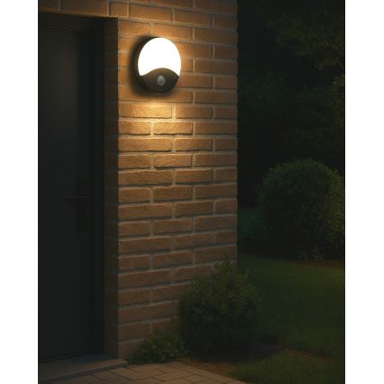 Applique da esterno LED con sensore di movimento LED/18W/230V IP44 antracite