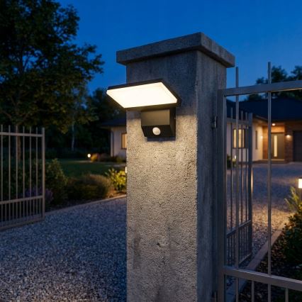 Applique da esterno a LED con sensore di movimento LED/18W/230V IP44 nero