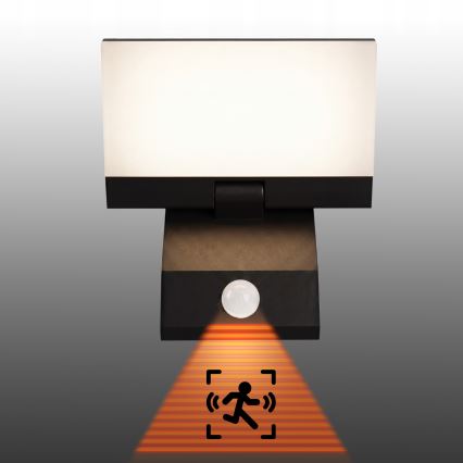 Applique da esterno a LED con sensore di movimento LED/18W/230V IP44 nero