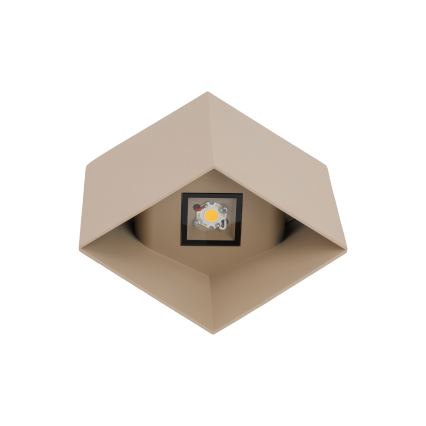 Applique da esterno LED CUBE LED/10W/230V IP54 beige