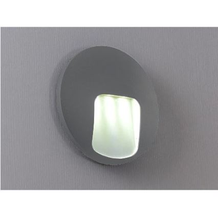 Applique da esterno LED DACU LED/3W/230V IP54 grigia