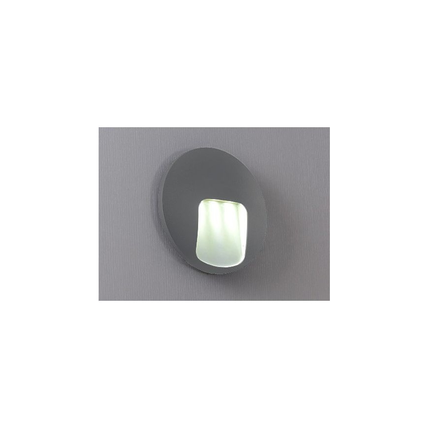 Applique da esterno LED DACU LED/3W/230V IP54 grigia