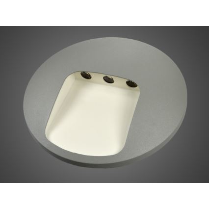 Applique da esterno LED DACU LED/3W/230V IP54 grigia