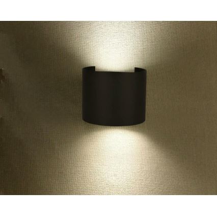 Applique da esterno LED LED/6W/230V 4000K IP65 nero