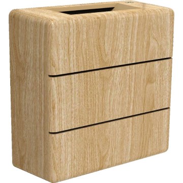 Applique da esterno LED LUXLINE/6W/230V 3000K IP54 rovere