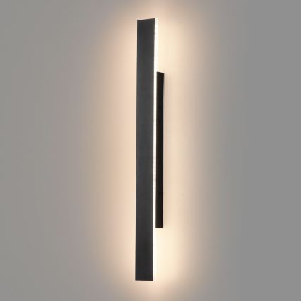 Applique da esterno LED WOW 11W/230V 3000/4000/6000K 60 cm IP54 nero
