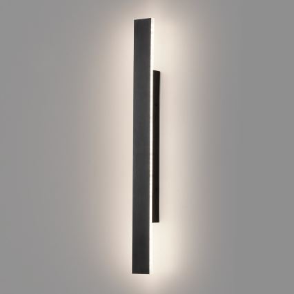 Applique da esterno LED WOW 11W/230V 3000/4000/6000K 60 cm IP54 nero