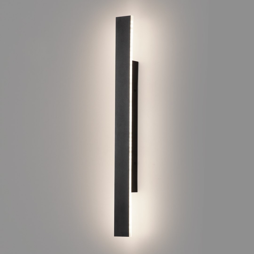 Applique da esterno LED WOW 11W/230V 3000/4000/6000K 60 cm IP54 nero