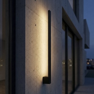Applique da esterno LED YALTE LED/9W/230V 3000/4000/6500K 61,5 cm IP54 nero