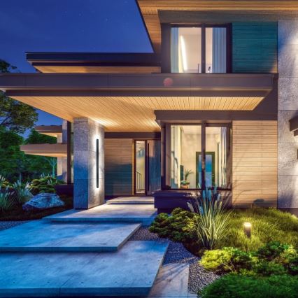 Applique da esterno MIRANA LED/25W/230V 4000K IP44 120 cm nera