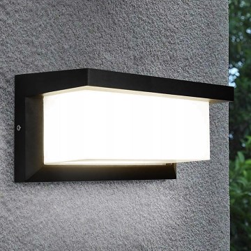 Applique da esterno NEELY LED/12W/230V IP54 nera