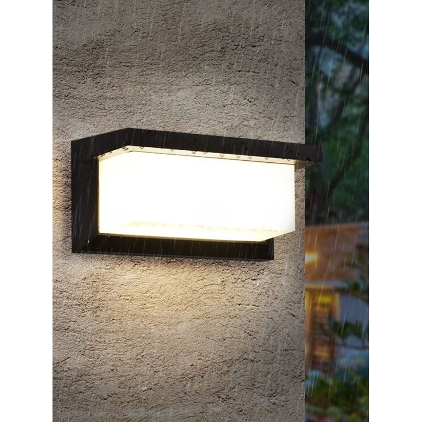 Applique da esterno NEELY LED/12W/230V IP54 nera