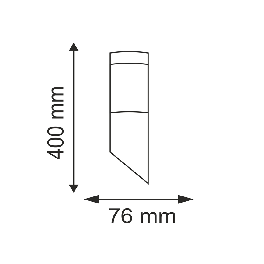Applique da esterno OSLO 1xE27/10W/230V IP44