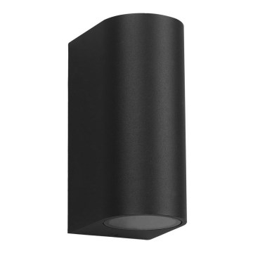 Applique da esterno OVALIS 2xGU10/35W/230V IP44 nero