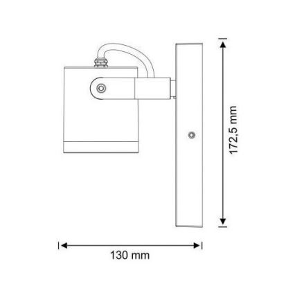 Applique da esterno PINO 1xGU10/10W/230V IP44