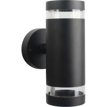 Applique da esterno RINO 2xGU10/12W/230V IP54 nero