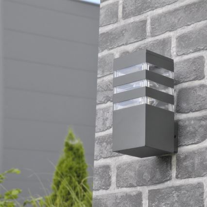 Applique da esterno TEKSAS 1xE27/12W/230V IP44 antracite