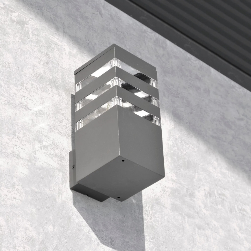 Applique da esterno TEKSAS 1xE27/12W/230V IP44 antracite
