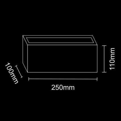 Applique da esterno TOKIO 1xE27/12W/230V IP54