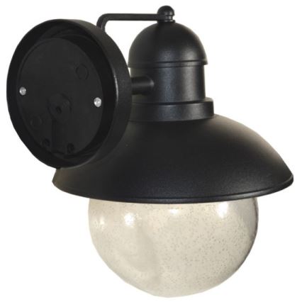 Applique da esterno WILDA 1xE27/60W/230V IP44 nero