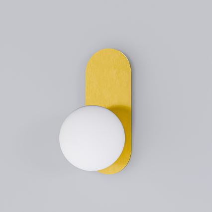 Applique da parete 1xE27/40W/230V oro/bianco