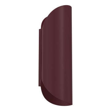 Applique da parete BARBOS 2xG9/8W/230V bordeaux