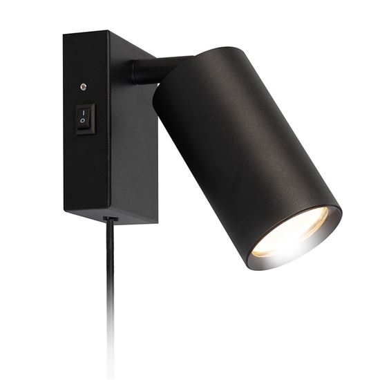 Applique da parete CELE 1xGU10/30W/230V nero