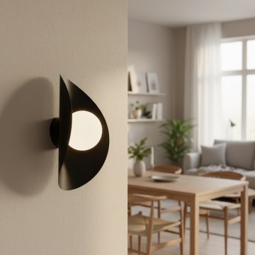 Applique da parete FIERO 1xG9/8W/230V nera