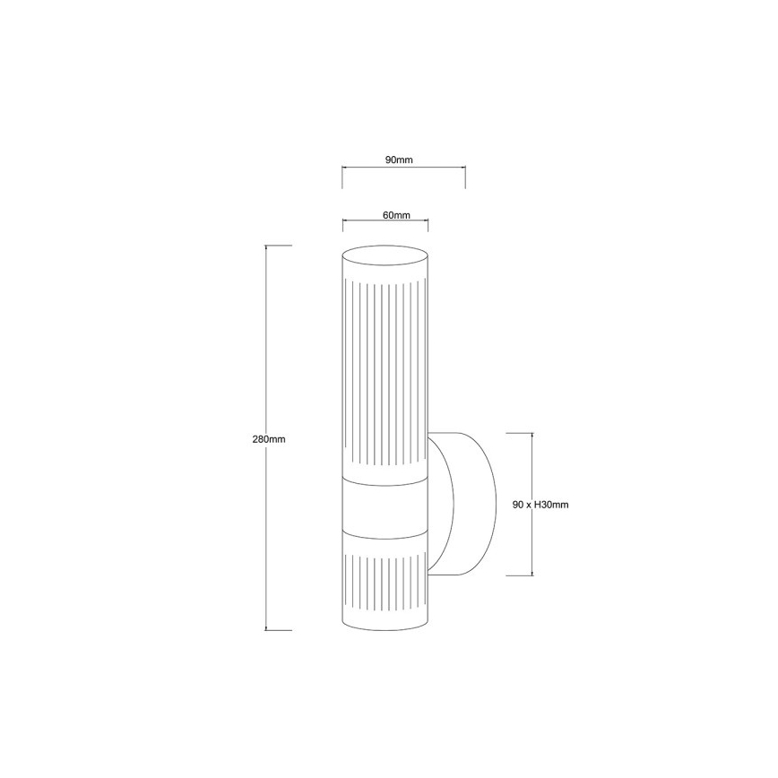 Applique da parete LED AMBIENTE LED/6W/230V 3000/4000/6000K dorata