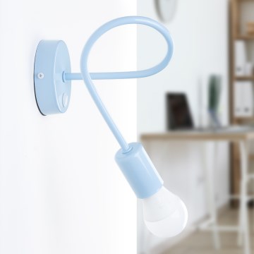Applique da parete OXFORD 1xE27/15W/230V blu