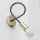 Applique da parete OXFORD 1xE27/15W/230V oro/nero