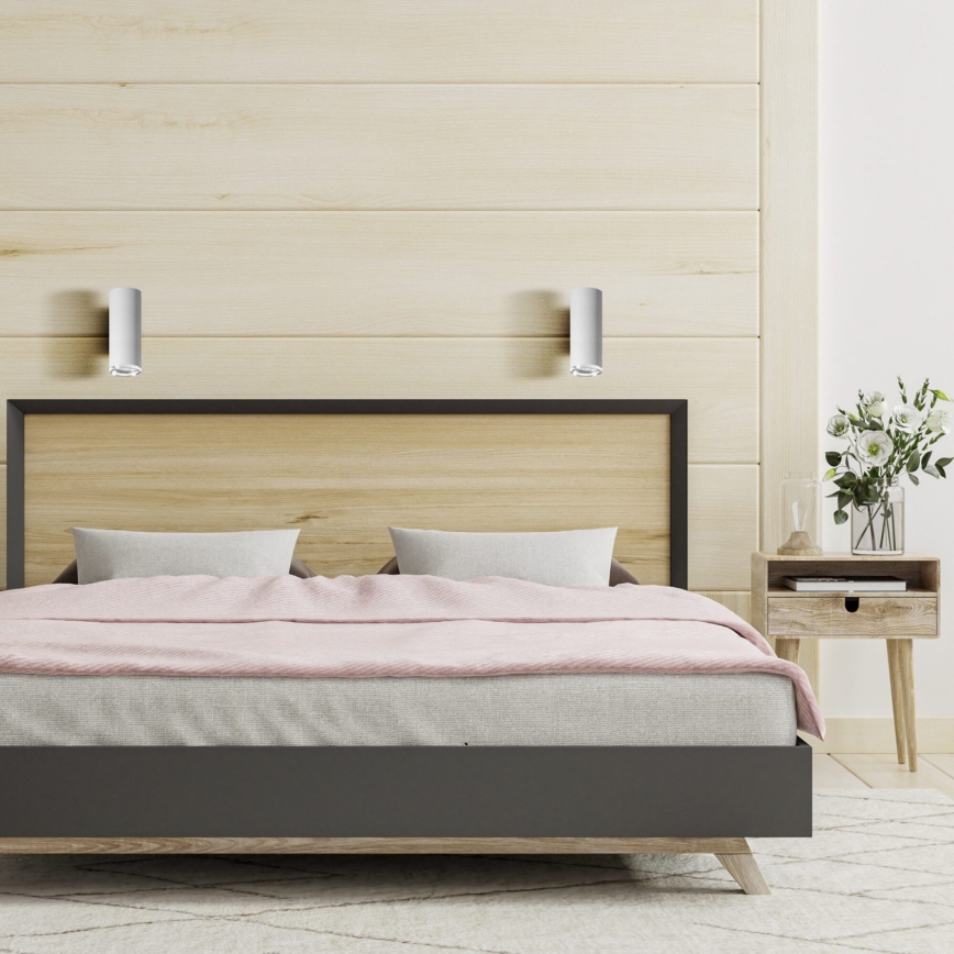 LED RGBW dimmerabile applique da bagno TURYN 1xGU10/6W/230V 3000K Wi-Fi IP44 bianco