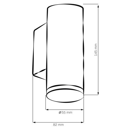 LED RGBW dimmerabile applique da bagno TURYN 1xGU10/6W/230V 3000K Wi-Fi IP44 bianco
