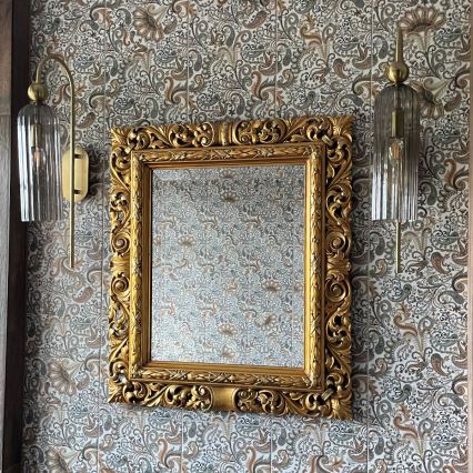 Applique da parete PIEGA 1xE14/40W/230V ottone/nero fumé