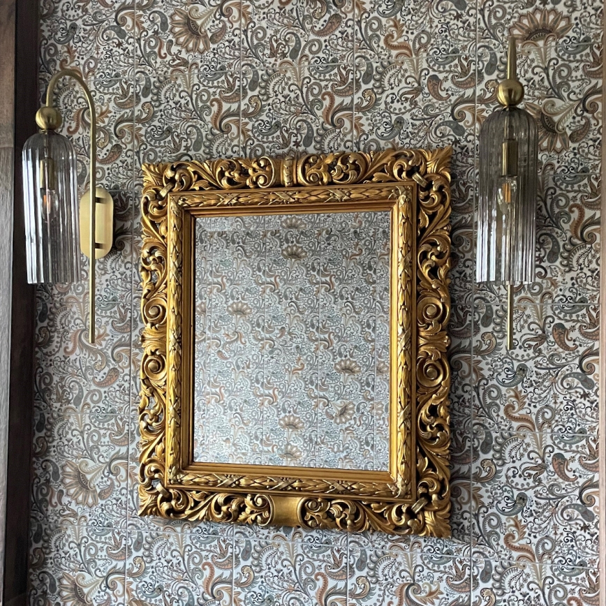 Applique da parete PIEGA 1xE14/40W/230V ottone/nero fumé