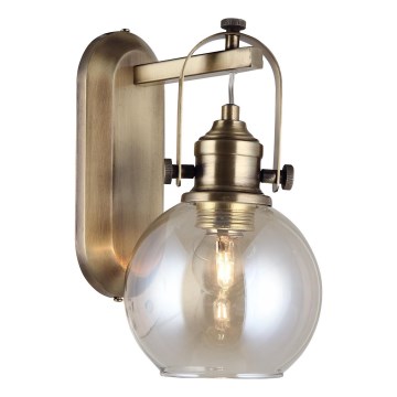 Applique da parete POLINO 1xE27/40W/230V finitura bronzo