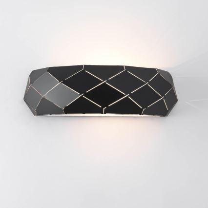 Applique da parete REUS 1xE27/40W/230V, nero