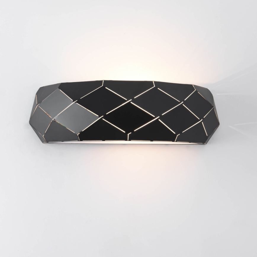 Applique da parete REUS 1xE27/40W/230V, nero