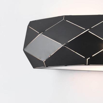 Applique da parete REUS 1xE27/40W/230V, nero