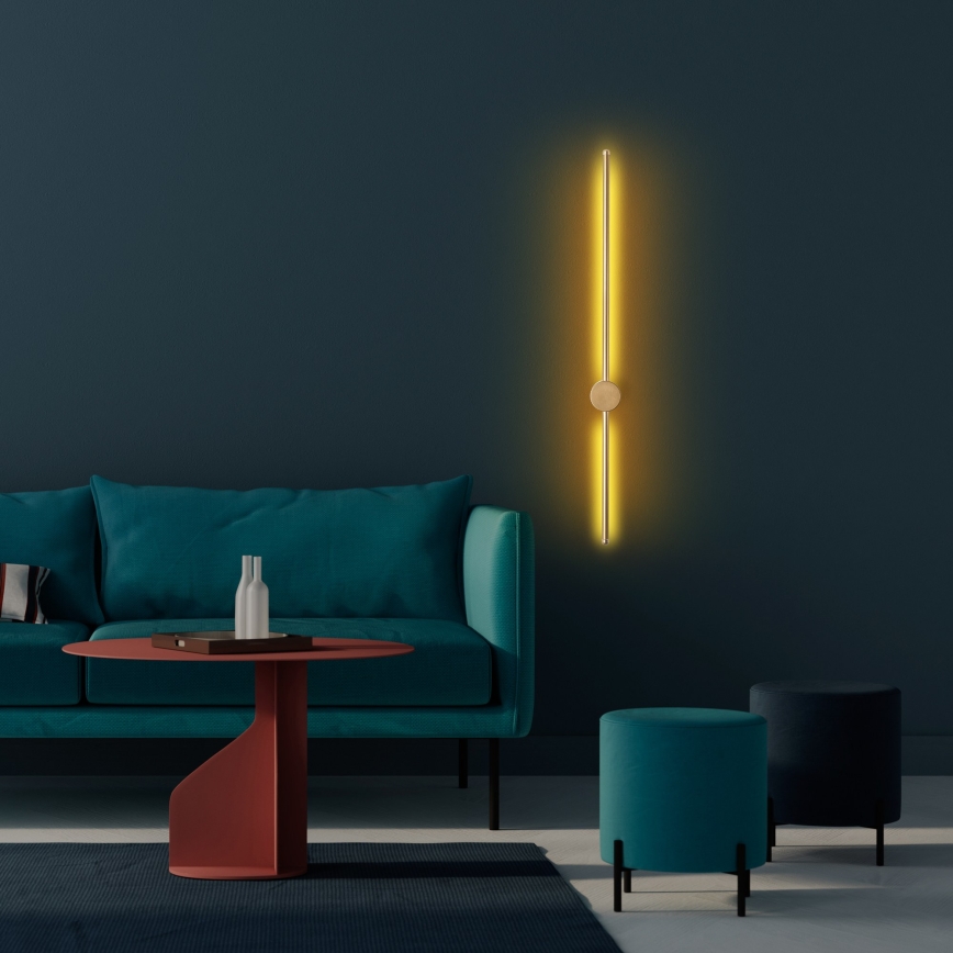 Applique da parete SWORD LED/13W/230V dorata