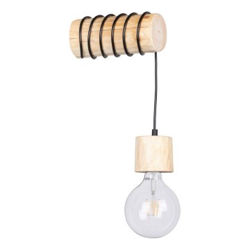 Applique da parete TRABO 1xE27/60W/230V in pino