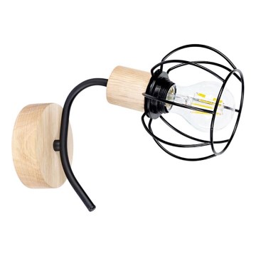 Applique da parete VIVIANE 1xE27/60W/230V rovere