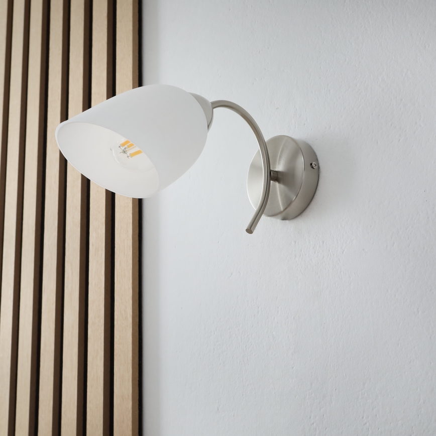 Applique DONNA 1xE27/60W/230V nichel