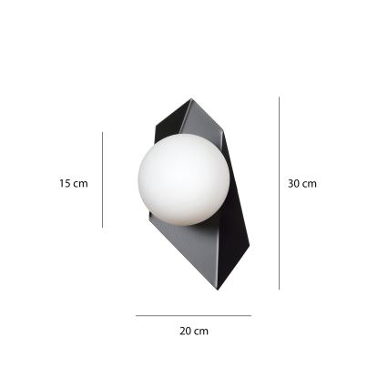 Applique DRIFTON 1xE14/10W/230V nero
