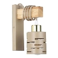 Applique ELEN 1xE27/35W/230V beige/oro/marrone