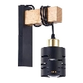 Applique ELEN 1xE27/35W/230V nero/oro/marrone