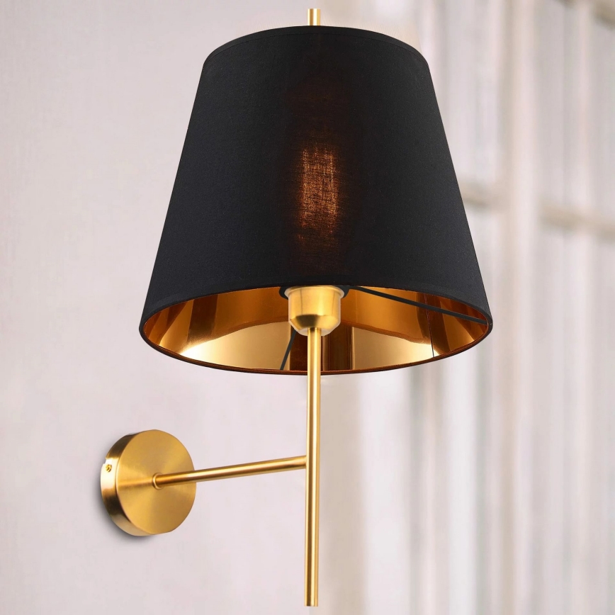 Applique ELENA 1xE27/20W/230V nero