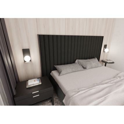 Applique FORM 1xE14/10W/230V nero
