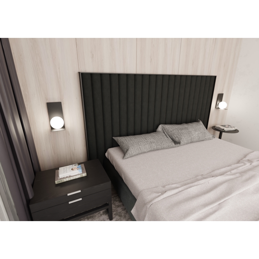Applique FORM 1xE14/10W/230V nero