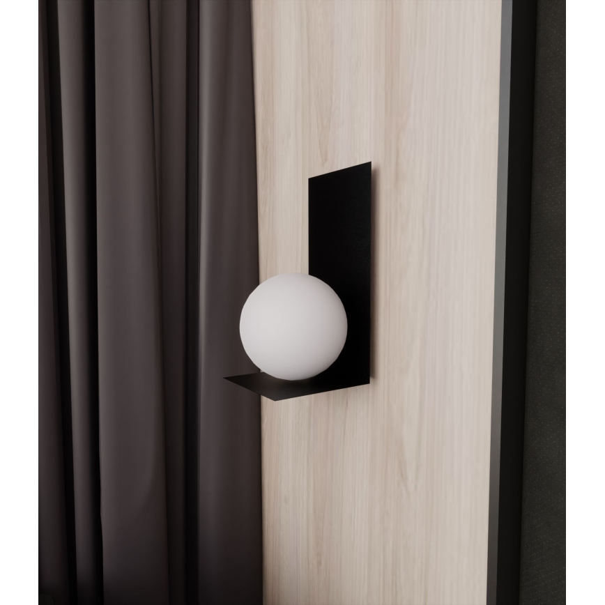 Applique FORM 1xE14/10W/230V nero